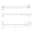 Decor Walther Corner HTE60 Полотенцедержатель 60см, цвет: хром