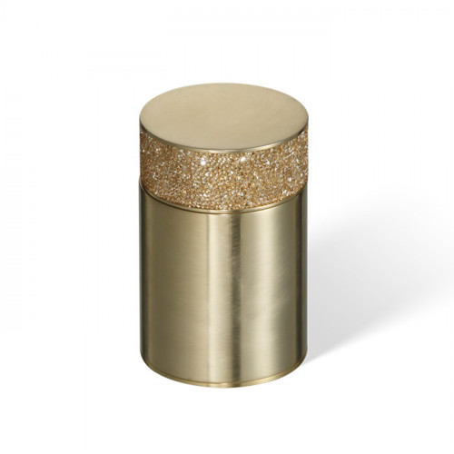 Decor Walther Rocks BMD1 Баночка универсальная 6.5x9.8см, с кристаллами Swarovski®, цвет: золото матовое