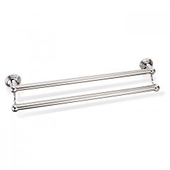 Decor Walther Classic HTD60 Полотенцедержатель двойной 60см, цвет: никель полированный