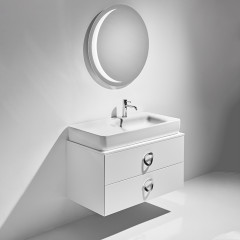 Simas Henges Раковина накладная/подвесная 100х50 см,с 1 отв под смеситель, с донным клапаном керамическим PLHE, цвет черный глянцевый