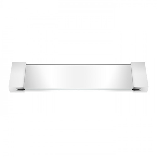 Decor Walther Classic Tab 34 Лоток универсальный 34x12см, прозрачное стекло, цвет: хром
