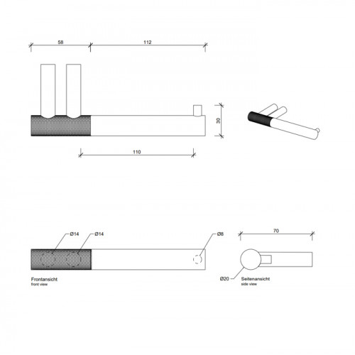 Decor Walther Club TPH1 Держатель туалетной бумаги, цвет: хром