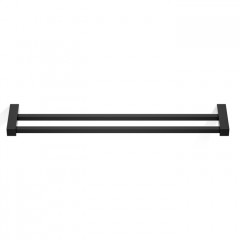 Decor Walther Corner HTD60 Полотенцедержатель 60см, двойной, цвет: черный матовый