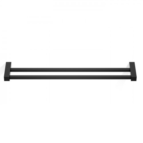 Decor Walther Corner HTD60 Полотенцедержатель 60см, двойной, цвет: черный матовый