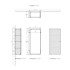 Decor Walther Glas S 3 Шкафчик подвесной 35x19x80см, стекло матовое, цвет: хром ЗАКАЗ ПО ЗАПРОСУ