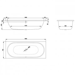 BETTE Starlet Ванна с шумоизоляцией 180х75х42, белая