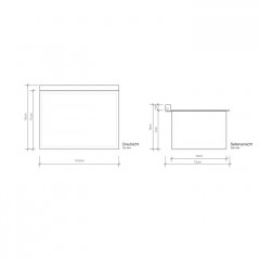 Decor Walther FB 3 Бокс для влажных салфеток 14.5x11.5x8см, настольный, цвет: хром
