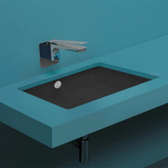 SIMAS Lavabi d'arredo Раковина под столешницу 56х36 см , цвет NERO MATT