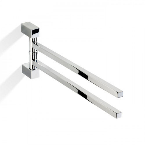 Decor Walther Corner HTH2 Полотенцедержатель поворотный 39.8см, двойной, цвет: хром