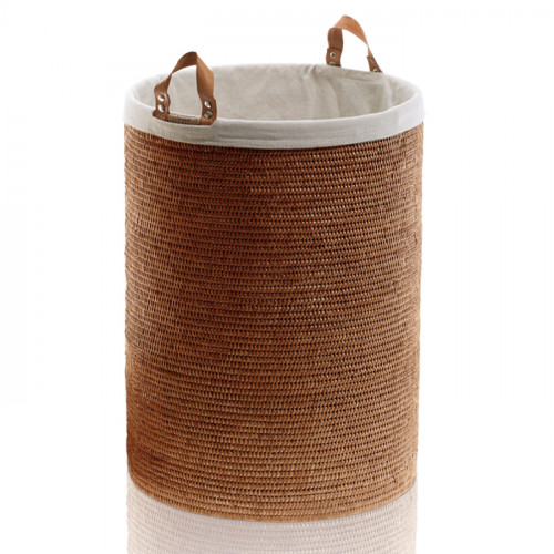 Decor Walther Basket SPA Корзина для белья с ручками 50x70см, цвет: ротанг темный