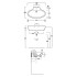 Simas Lft Spazio раковина подвесная/накладная 73x45,5см, с 1 отверстием выбитым вручную, цвет белый