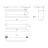 Decor Walther Basic KHT Полотенцедержатель 50x23см, цвет: хром