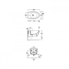 Simas Lft Spazio биде подвесное 52х35см, цвет белый глянец, без крепления F85