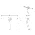 DECOR WALTHER QUICK Стеклоочиститель, цвет золото