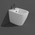 SIMAS JUNIPER Биде напольное 53,5x370xh42см, с 1 отв. для смесителя, цвет белый