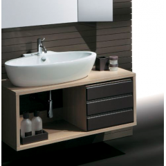 Simas Lft Spazio раковина подвесная/накладная 73x45,5см, с 1 отверстием выбитым вручную, цвет белый