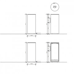 Decor Walther Bin 1 Корзина для запасной бумаги , цвет: хром