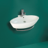 Simas Lft Spazio раковина подвесная/накладная 73x45,5см, с 1 отверстием выбитым вручную, цвет белый