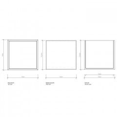 Decor Walther Brownie BOD1 Универсальная коробка 13x13x12.5см, цвет: белая кожа