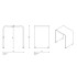 Decor Walther DW 80 Табурет 40x30x46см, акрил, цвет: белый
