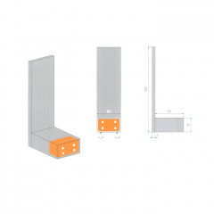 Decor Walther Brick ERH Держатель запасного рулона, цвет: хром