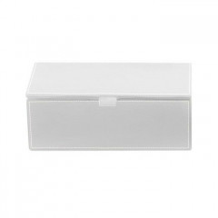 Decor Walther Brownie BMD2 Универсальная коробка 24.5x13x9.5см, с крышкой, цвет: белая кожа