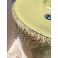 Bette Lux Oval Couture Раковина встраиваемая диаметр 550 c 1 отв под смеситель, цвет зеленый мох 016