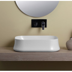 SIMAS Sharp раковина накладная, 60х42см, без отв. под смеситель