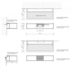 Decor Walther Box 25 Светильник настенный 25x10x5см, 1x R7s 78mm max. 100W, цвет: хром