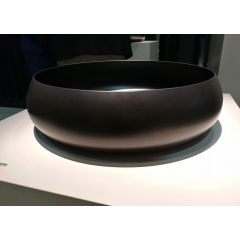 BETTECraft Раковина-чаша на столешницу круглая , 35х35х12 cм, без отв. под смеситель и перелива, цвет черный матовый 400