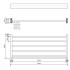 Decor Walther Brick HTA Полотенцедержатель 60x25см, цвет: хром