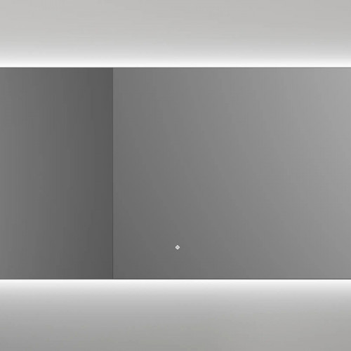 SALINI Зеркало для ванны OMBRA с LED подсветкой 1000х900х25 мм, влагостойкое AGC Сrystalvision, сенс выкл, крепления,обогрев, антизапот