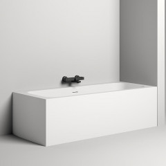 Salini ORLANDA AXIS KIT Встраиваемая ванна на ножках 1911х800х600мм, "Up&Down",белый, сифон, интегрированный слив-перел мат-л: S-Sense, белый глянцев