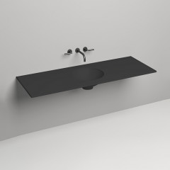 SALINI Столешница 1500х500х15 мм, из материалв S-Stone, цвет матовый RAL 9011