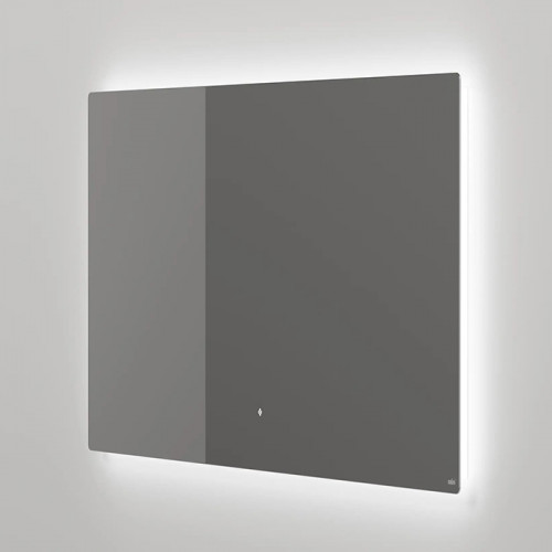 SALINI Зеркало для ванны OMBRA с LED подсветкой 1000х900х25 мм, влагостойкое AGC Сrystalvision, сенс выкл, крепления,обогрев, антизапот