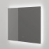 SALINI Зеркало для ванны OMBRA с LED подсветкой 1000х900х25 мм, влагостойкое AGC Сrystalvision, сенс выкл, крепления,обогрев, антизапот