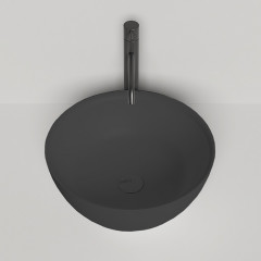 Salini Донный клапан для раковины D501 "Up&Down", S-Sense, цвет RAL9005 глянцевый