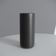 SALINI GOCCE Стакан 60х120 мм., настольный, S-Stone, цвет черный матовый RAL9005