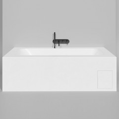 Salini ORLANDA PLUS KIT Встраиваемая ванна 1900х1000х600мм, "Up&Down", сифон, щелевой слив-перелив, S-Sense, глянцевый, белый