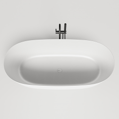 Salini Sofia Light Ванна отдельностоящая 1650х750х600мм, без отверстия под перелив, мат-л: S-Sense, глянцевый белый (без отверстия перелива)