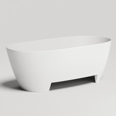 Salini Sofia Light Ванна отдельностоящая 1650х750х600мм, без отверстия под перелив, мат-л: S-Sense, глянцевый белый (без отверстия перелива)