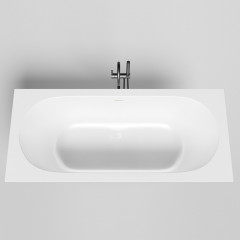 Salini ORNELLA AXIS KIT 180 Встраиваемая ванна 1800х800х600мм, прямоуг. ,мат-л: S-Stone, дон. кл. "Up&Down",слив -перел.белый матовый