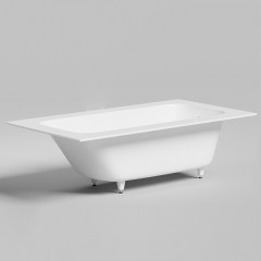 Salini ORLANDA PLUS KIT Встраиваемая ванна 1900х1000х600мм, "Up&Down", сифон, щелевой слив-перелив, S-Sense, глянцевый, белый