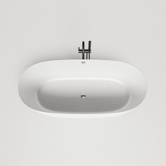 Salini Sofia Light Ванна отдельностоящая 1650х750х600мм, с отверстием под перелив, мат-л: S-Sense, глянцевый белый (без слива-перелива)