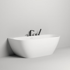 Salini Sofia Wall 160 Ванна пристенная 1600х800х590мм, донный клапан "Up&Down", сифон, слив-перелив, мат-л: S-sense , глянцевый, белый