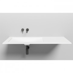 Salini MAREA 13 Раковина врезная снизу 700х400х120 мм, без отв. под смес, БЕЗ ПЕРЕЛИВА, мат-л: S-Stone, матовый, белый.