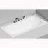 Salini ORNELLA AXIS KIT 190 Встраиваемая ванна 1900х900х600мм, прямоуг. ,мат-л: S-Stone, дон. кл. "Up&Down",слив -перел.белый матовый