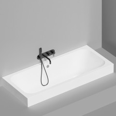 Salini ORLANDA AXIS 180 Встраиваемая ванна на ножках 1700х750х600 мм, мат-л: S-Sense, белый глянцевый (без слива-перелива)
