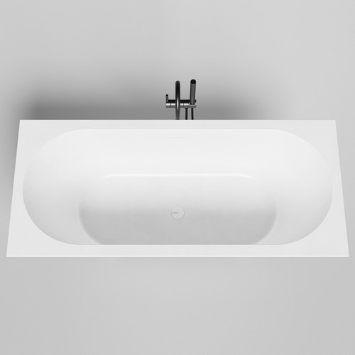 Salini ORNELLA AXIS KIT Встраиваемая ванна 1700х750х600мм, прямоуг. ,мат-л: S-Stone, дон. кл. "Up&Down",слив -перел.белый матовый