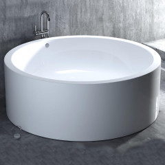 Salini Isola Ванна отдельностоящая 2000x2000x710 мм со встроенным сливом-переливом, каркасом: Белый глянцевый